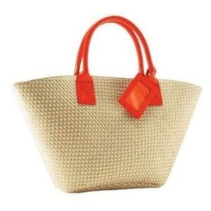 AVON HAWAIIAN SHORES TOTE BAG - STRAW (NEW WITH TAGS)